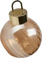 Kerstbal met LED-lampjes Ø 20cm, amber - thumbnail