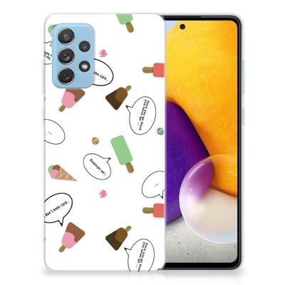 Samsung Galaxy A72 | Siliconen Case | IJsjes