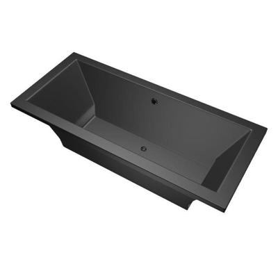 Ligbad Society 170X75X50 cm Ebony Mat Zwart MegaBath