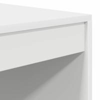Bureau Wit 100 x 50 x 76 cm Bewerkt hout - thumbnail