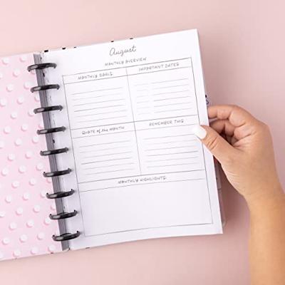 Crate Paper • day-to-day dashboard planner pink vines