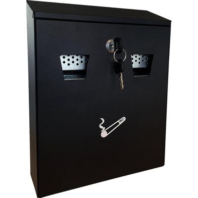 Asbak BRASQ wand 32x26cm zwart Asbak BRASQ wand 32x26cm zwart