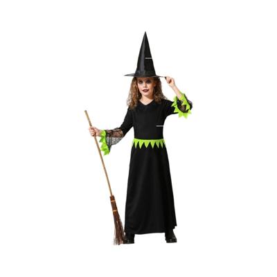 Kostuums voor Kinderen Groen Heks Halloween Maat 5-6 Jaar