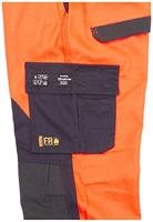 Blåkläder Multinorm inherent werkbroek 15881513 | High Vis Oranje/Marineblauw | Maat 64 - 7330509720868 - thumbnail