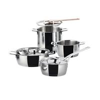 Alessi Pannenset Pots&Pans - AJM100S7 - door Jasper Morrison - 4 Delig - thumbnail