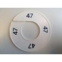 Maatring wit/zwart 47 - thumbnail