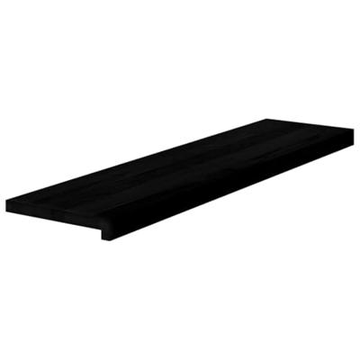 VidaXL Traptreden 2 st 100x25x2 cm massief eikenhout donkerbruin