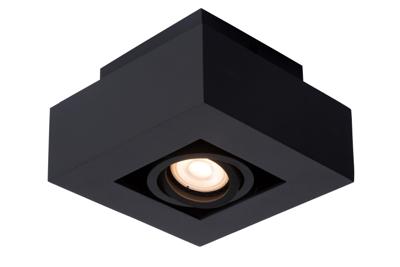 Lucide XIRAX - Plafondspot - LED Dim to warm - GU10 - 1x5W 2200K/3000K - Zwart Lucide XIRAX - Plafondspot - LED Dim to warm - GU10 - 1x5W 2200K/3000K - Zwart