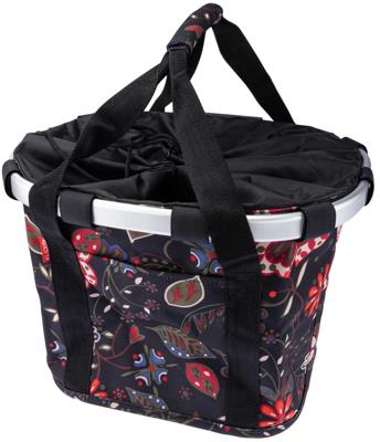 KLICKFIX Rixen & kaul shoppertas "bikebasket" shopping bag r&k bikebasket folklore b