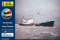 Heller 55604 STARTER KIT VOLONTAIRE + MARIE JEANNE Twinset Bouwpakket Schaal 1:200 - thumbnail