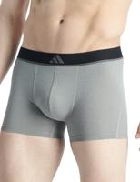 Adidas Boxershorts Micro flex Trunk 3-pack zwart grijs - thumbnail