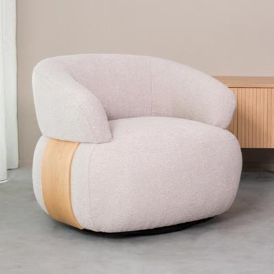 LABEL51 Fauteuil Valenza - Naturel - Boucle - One Size LABEL51 Fauteuil Valenza - Naturel - Boucle - One Size