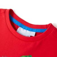 Kindershirt 116 rood - thumbnail