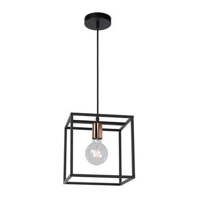 Lucide ARTHUR - Hanglamp - 1xE27 - Zwart