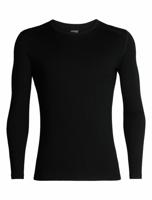 Icebreaker Merino 260 Tech LS Crewe Thermoshirt Heren Black S - thumbnail