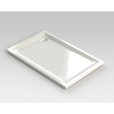 Nemo Spring Horus douchebak acryl 140x90x4.5cm afvoer D90 wit zonder potenstel dikte 4 mm 122015