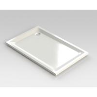 Nemo Spring Horus douchebak acryl 140x90x4.5cm afvoer D90 wit zonder potenstel dikte 4 mm 122015 - thumbnail