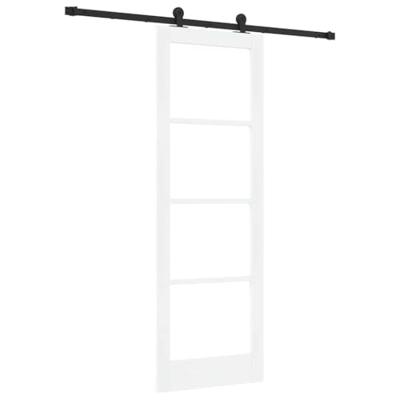Schuifdeur ORKDAL Wit 73.5 x 211 cm Hout en metaal - thumbnail