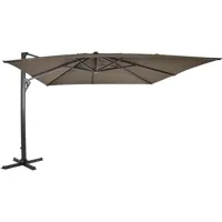 Zweefparasol Taurus Rechthoek 300x400cm - Taupe - thumbnail