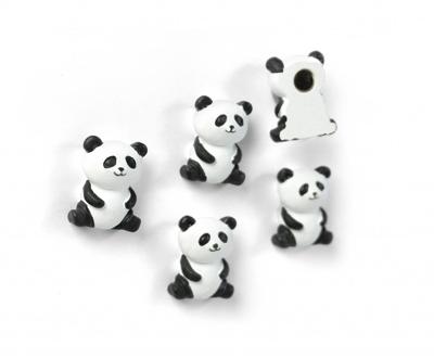 Trendform Magnetische Panda - set van 5 zwart/wit