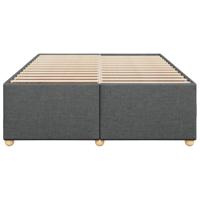 Bedframe zonder matras stof donkergrijs 160x200 cm - thumbnail