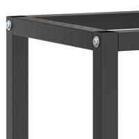 Werkbankframe 210x50x79 cm metaal matzwart en matrood - thumbnail