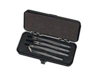 Wiha 32349 Pincetset 4-delig Spits, Plat-breed, Afgerond - thumbnail