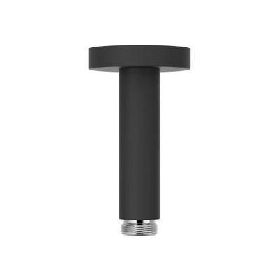 Douchearm Tres Exclusive | 10 cm | Plafond montage | Messing | Rond | Zwart mat