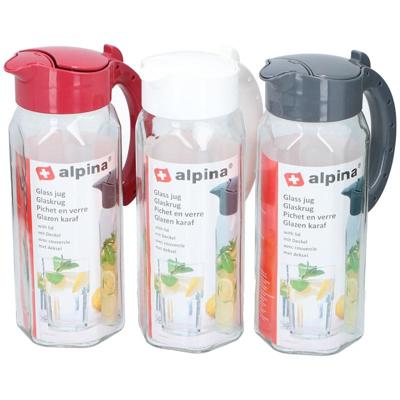 Transparante Glazen Kan Alpina Kristal Plastic 1,5 L Transparante Glazen Kan Alpina Kristal Plastic 1,5 L