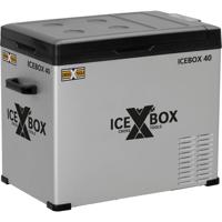 CrossTools ICEBOX 40 Koelbox Energielabel: F (A - G) Compressor 230 V, 24 V, 12 V Zilver (mat), Zwart 37 l - thumbnail