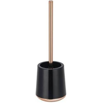 MSV Coruna Toilet|WC-borstel houder - kunststof - zwart|koper - 38 cm