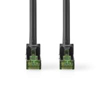CAT7-Kabel | PiMF | RJ45 Male | RJ45 Male | 5.00 m | Rond | LSZH | Zwart | Polybag - thumbnail