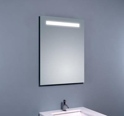 Badkamerspiegel Tigris | 60x80 cm | Rechthoekig | Directe LED verlichting | Drukschakelaar