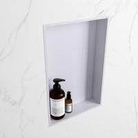 MONDIAZ EASY Nis 44,5x29,5cm in solid surface kleur Cale | Cale. 1 vak geschikt voor in- of opbouw - thumbnail