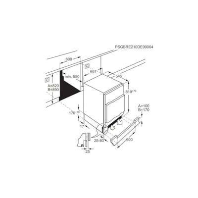 AEG OSK6I82EF inbouw koelkast