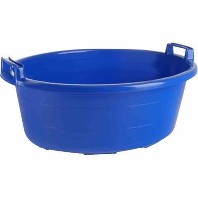 Bak ovaal 75 cm/60 L blauw staande handgrepen