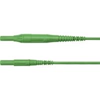 Schützinger Meetsnoer Stekker 4 mm Stekker 4 mm 150.00 cm Groen 1 stuk(s) - thumbnail