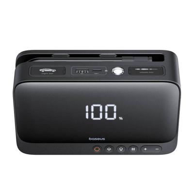 Baseus Super Energy BS-CH013 4in1 - startbooster met zaklamp, powerbank van 6000 mAh, compressor (zwart)
