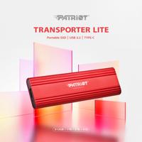 Patriot Memory Transporter Lite 4 TB USB Type-C 3.2 Gen 2 (3.1 Gen 2) Rood - thumbnail