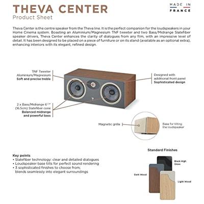 Focal: Theva Center Speaker - Light Wood Focal: Theva Center Speaker - Light Wood