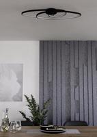 Eglo Zwarte led plafondlampGianella - 900947 - thumbnail