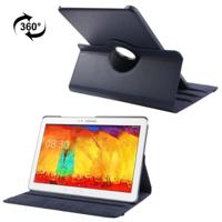 360 graden draaiend Litchi structuur lederen hoesje met 3 kijkhoeken houder voor Samsung Galaxy Note & Tab Pro 12.2 / P900 (donker blauw) - thumbnail