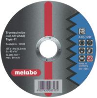 Metabo 616189000 Doorslijpschijf recht 125 mm 25 stuk(s) Blik, Profiel - thumbnail