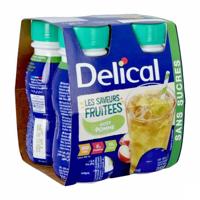 Delical Fruitdrink Z/suiker Appel 4x200ml - thumbnail