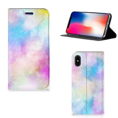 Bookcase Apple iPhone X | Xs Watercolor Light Bookcase Apple iPhone X | Xs Watercolor Light