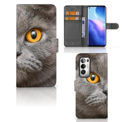 Telefoonhoesje | Met pasjeshouder | OPPO Find X3 Neo 5G Britse Korthaar Telefoonhoesje | Met pasjeshouder | OPPO Find X3 Neo 5G Britse Korthaar