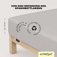 Schlafgut Schlafgut EASY Jersey Elasthan Hoeslaken M - 120x200 - 130x220 511 Grey Light - thumbnail