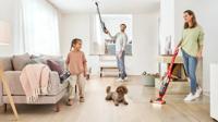 Bosch Serie 4 BBH3ZOO28 steelstofzuiger & elektrische bezem Batterij/Accu Droog Zakloos 0,4 l Rood 2,15 Ah - thumbnail