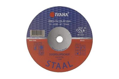Ivana Silverline staal doorslijpschijf 230 mm