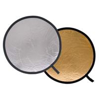 Manfrotto LL LR4834 Opvouwbare reflector 120cm zilver/goud - thumbnail